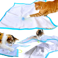 Sheer Fun For Cats: jouet en tissu translucide stimulant l’instinct de chasse