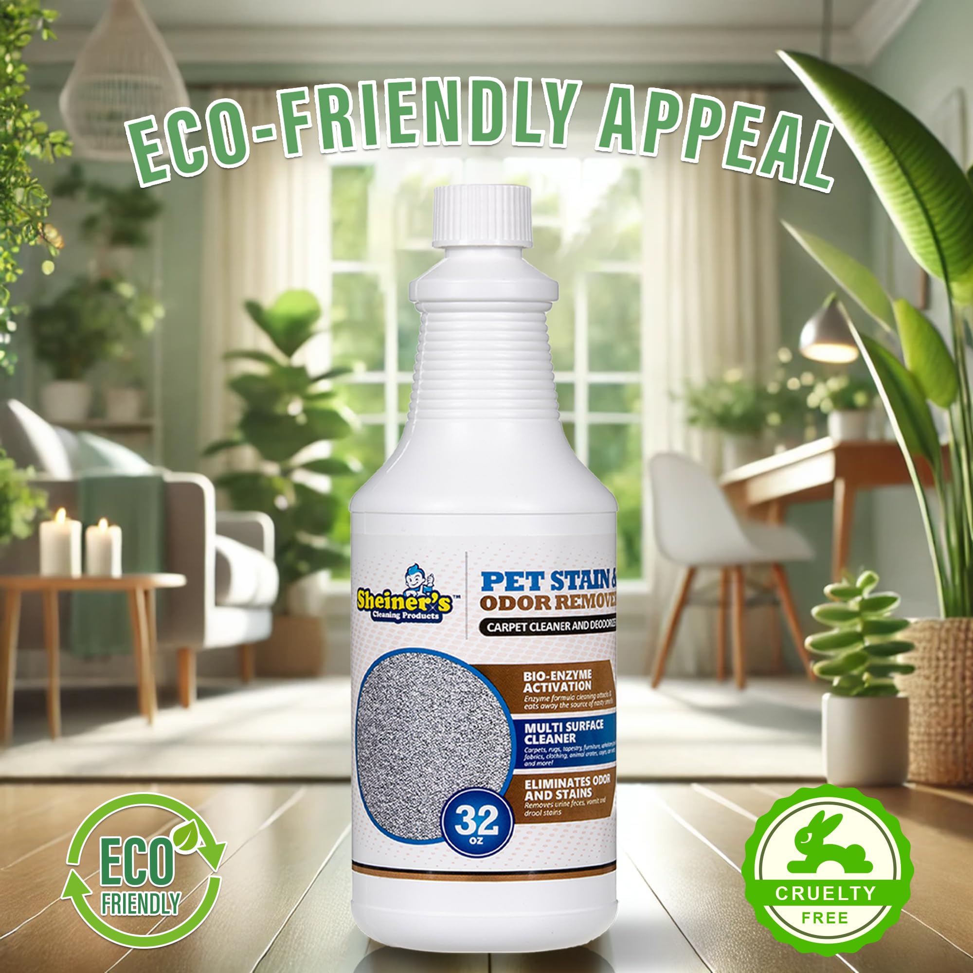 Flacon de 32 oz pratique pour les grandes surfaces.