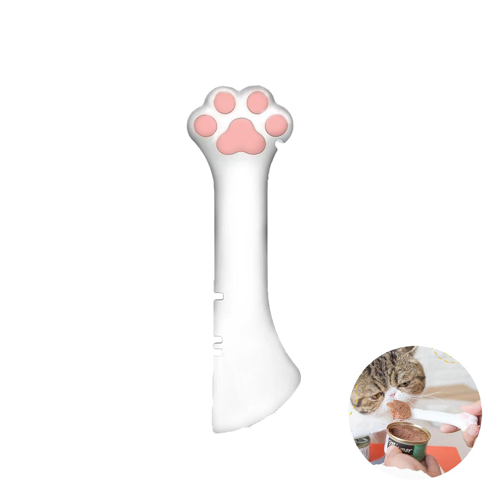 Cuillère Sheldamy en silicone pour nourriture animale, pratique et hygiénique.