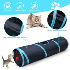 Le tunnel interactif Sheldamy pour petits animaux stimule l’activité et l’exploration.