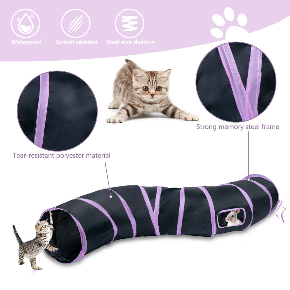 Tunnel Sheldamy S-2Voie avec balle intégrée pour stimulation.