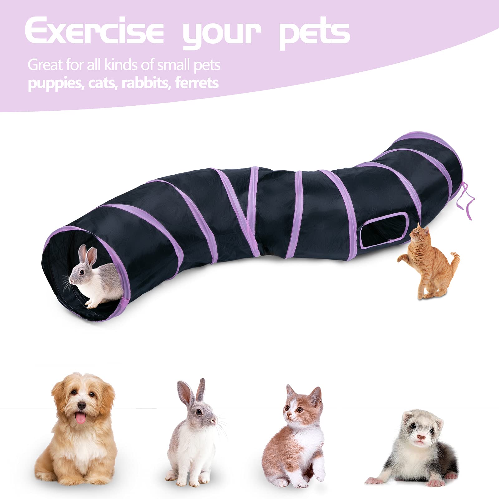 Materiau résistant du tunnel Sheldamy S-2Voie, durable et pliable.