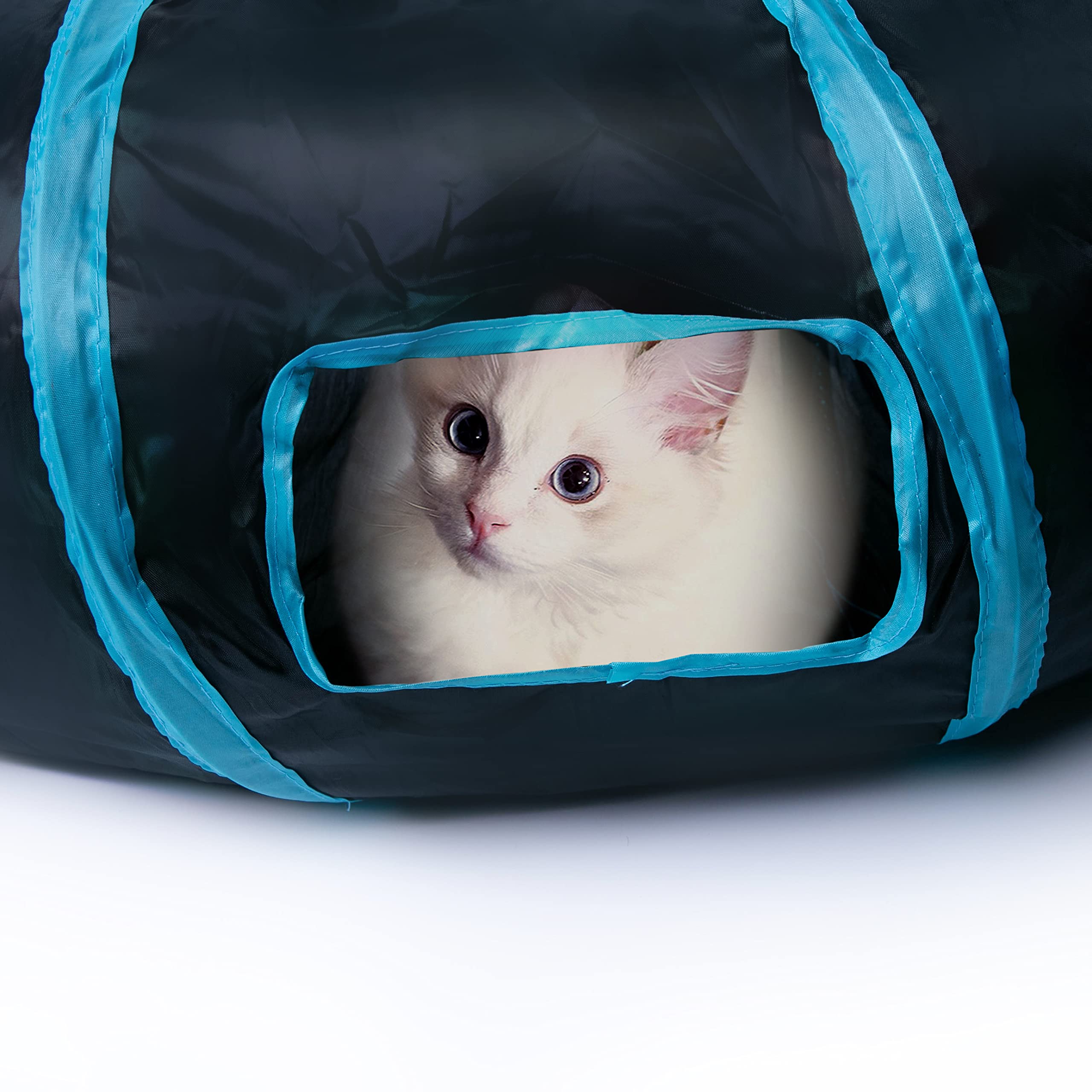 Tunnel chat Sheldamy utilisation quotidienne adaptée à chats et petits animaux.