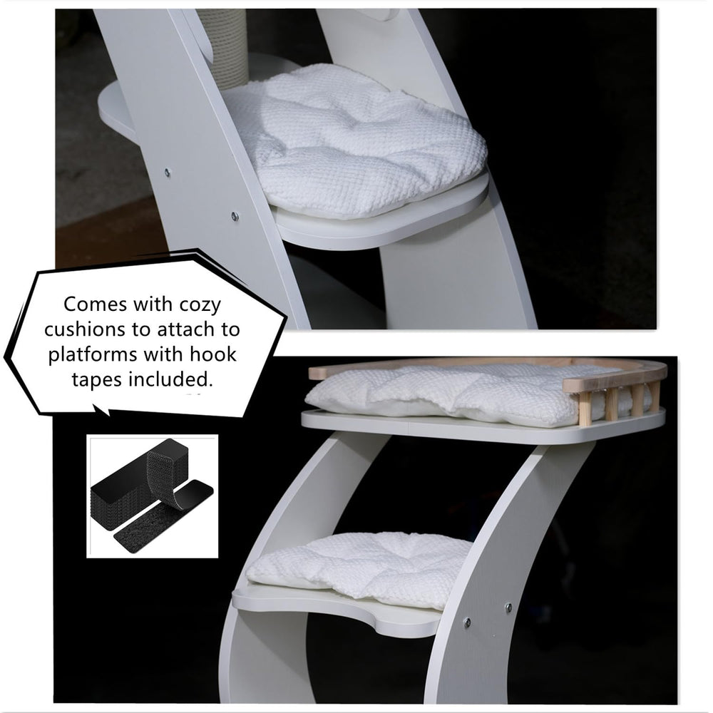 SHENGOCASE coussins confortables sur chaque plateforme pour s'y installer.