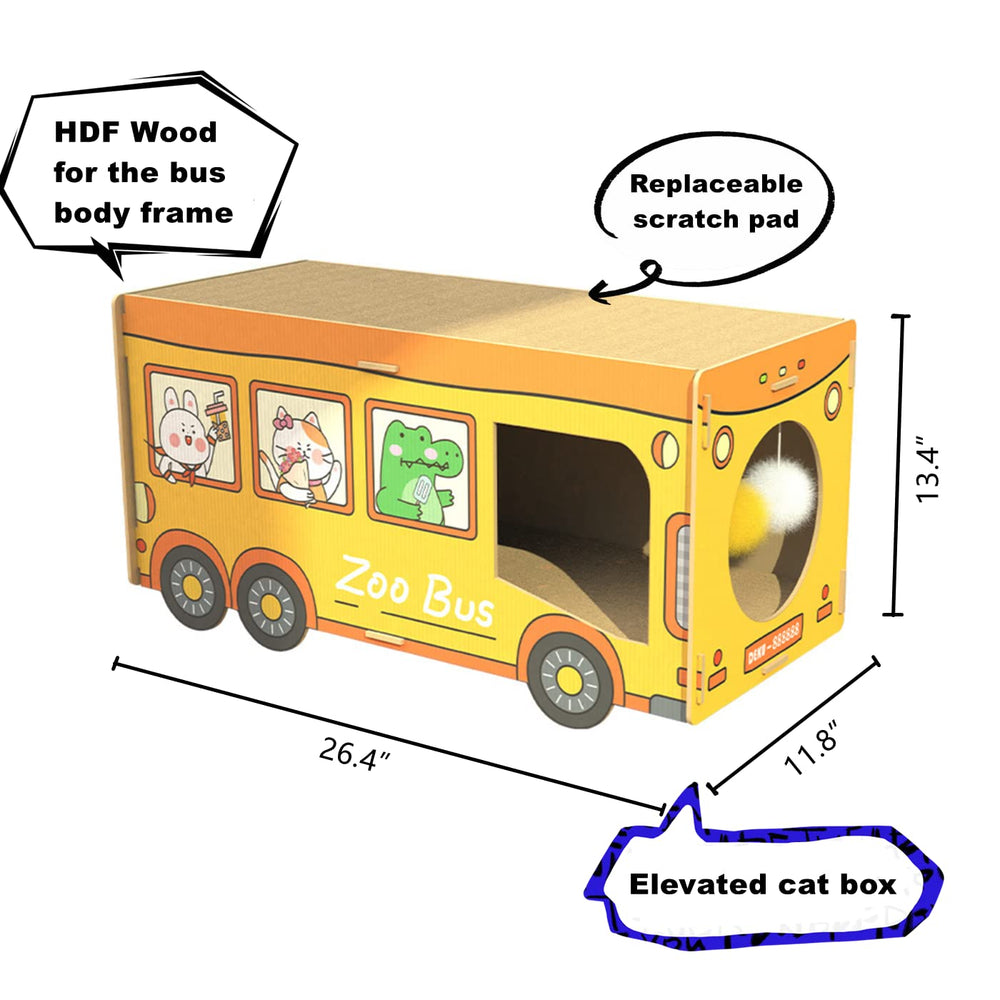SHENGOCASE bus-chat plateau griffage remplaçable : entretien facilité et durable