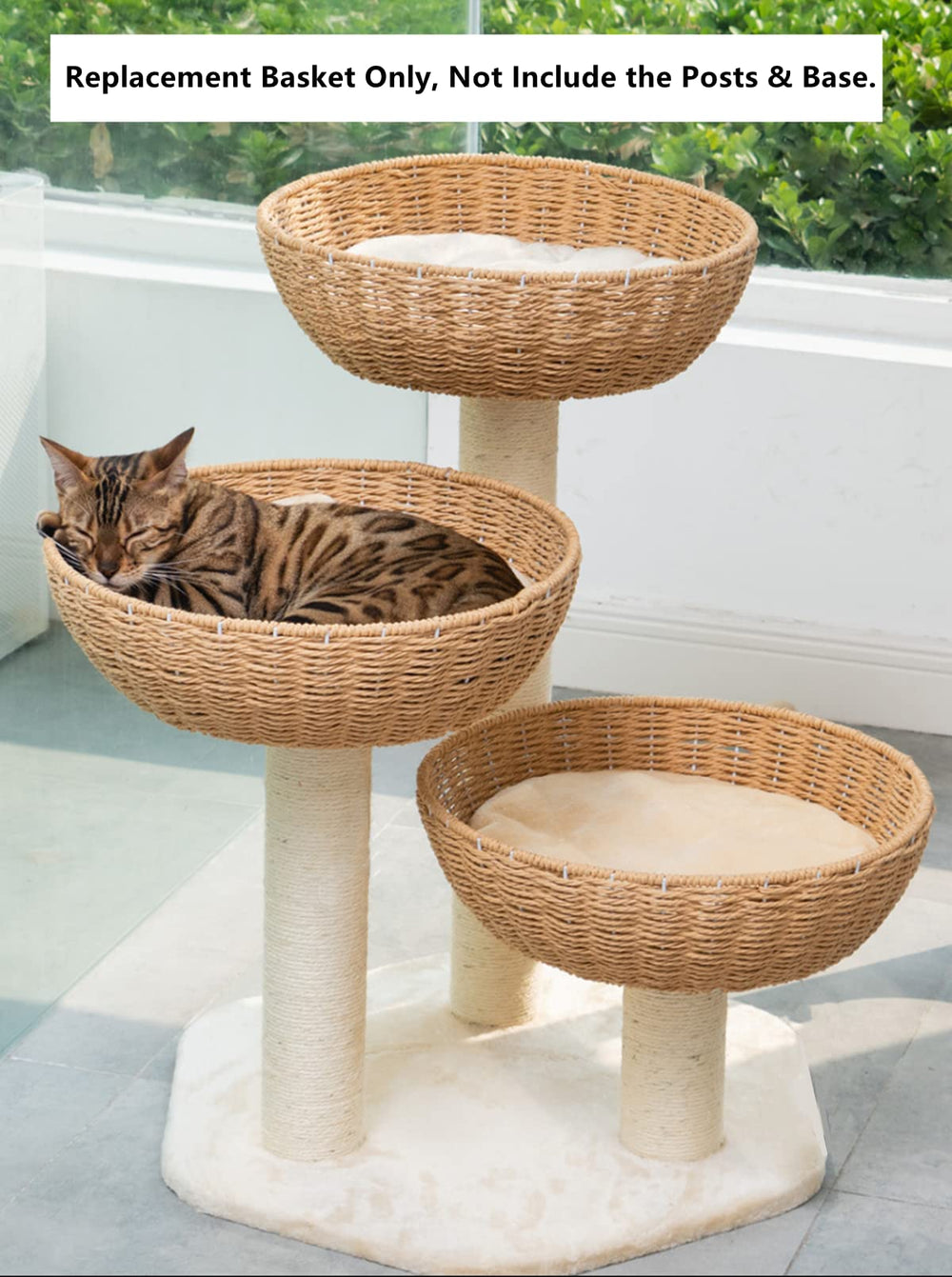 SHENGOCASE design naturel offrant un espace cosy pour chat.