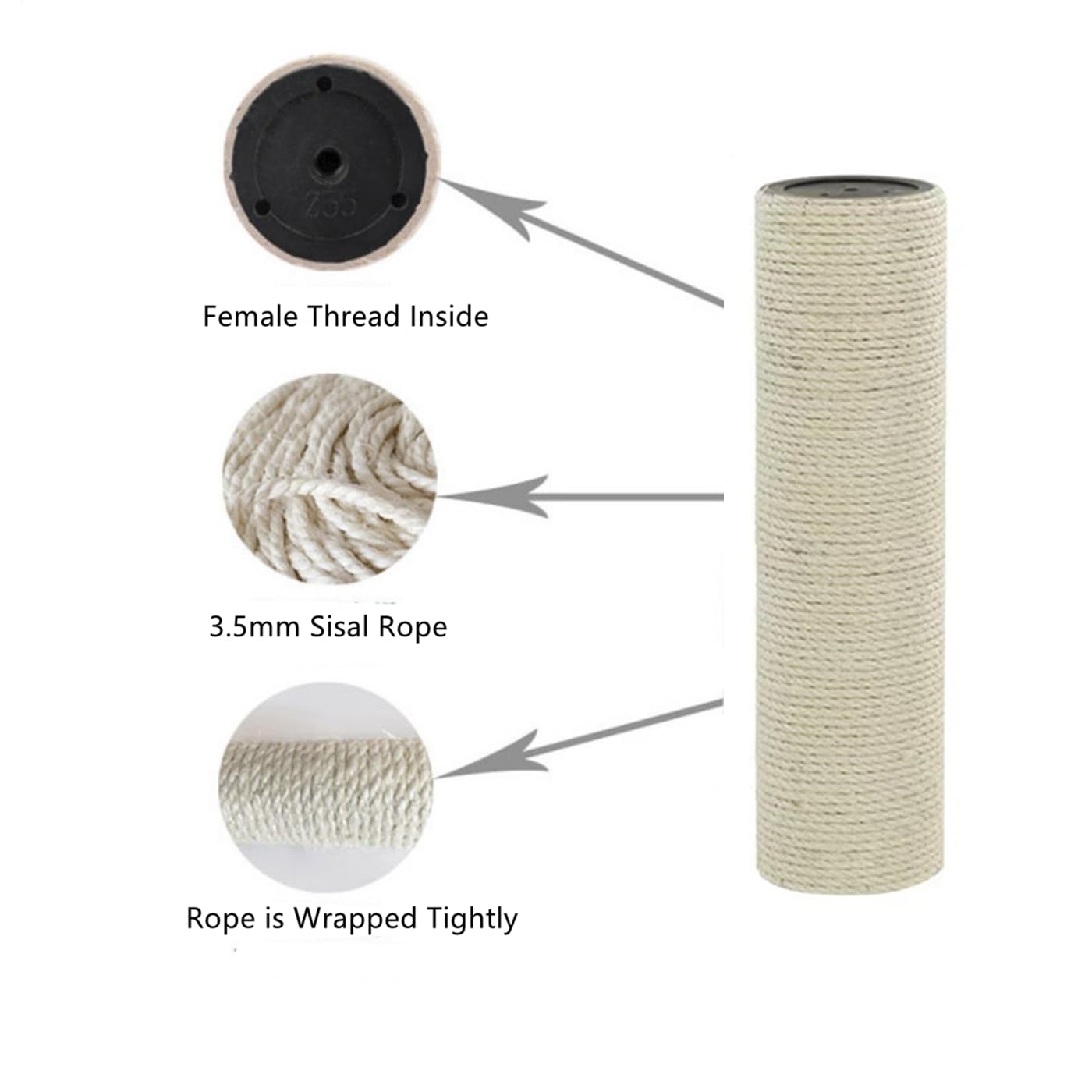 Ensemble de 4 poteaux SHENGOCASE, pièces de rechange pratiques et polyvalentes.
