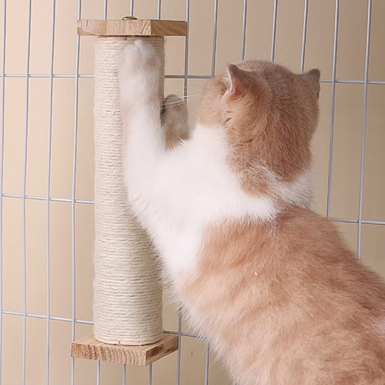 Installation facile du poteau sur cage chat par SHENGOCASE
