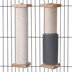 Poteaux à griffes SHENGOCASE pour cage chat, lot de 2, grattage pratique