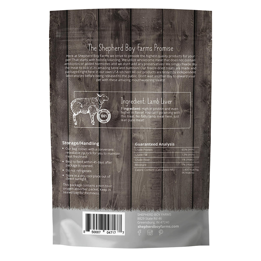 Concept farm to table Indiana: friandises lyophilisées Shepherd Boy Farms.