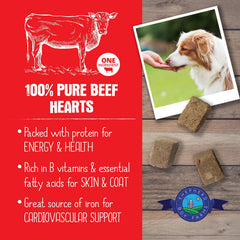 Shepherd Boy Farms Coeur de Boeuf lyophilisé – texture croquante et riche en protéines.