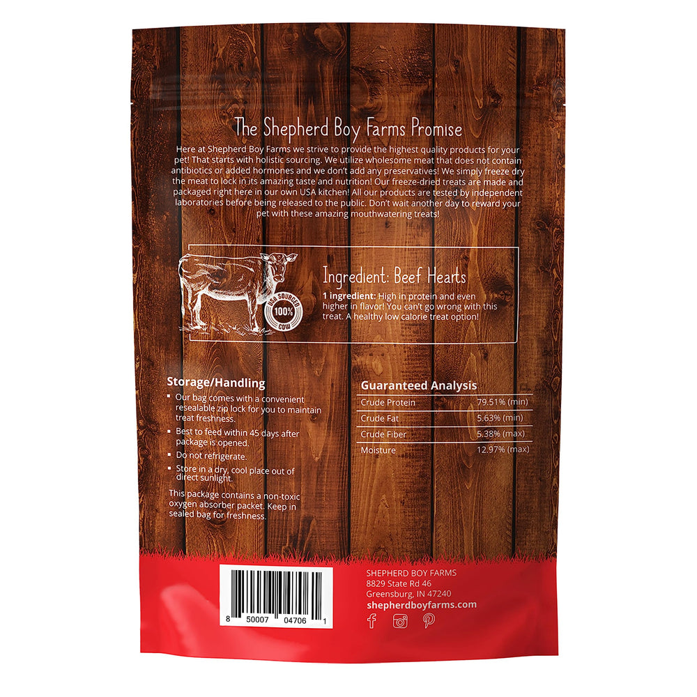 Shepherd Boy Farms Sans additifs – purification naturelle pour une friandise simple.