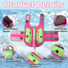Sheripet gilet chien-poches pratiques pour petits objets et sacs
