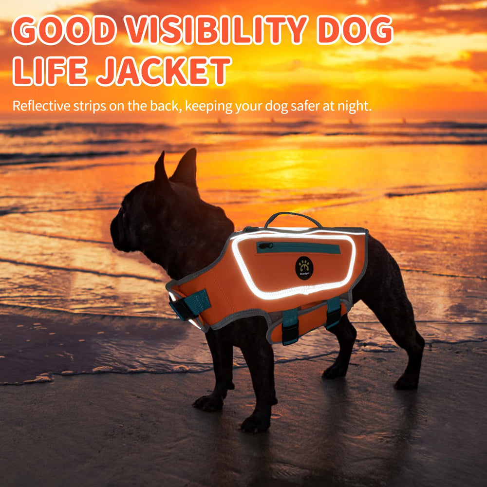 Gilet Sheripet avec poignée de secours, récupération facile du chien.