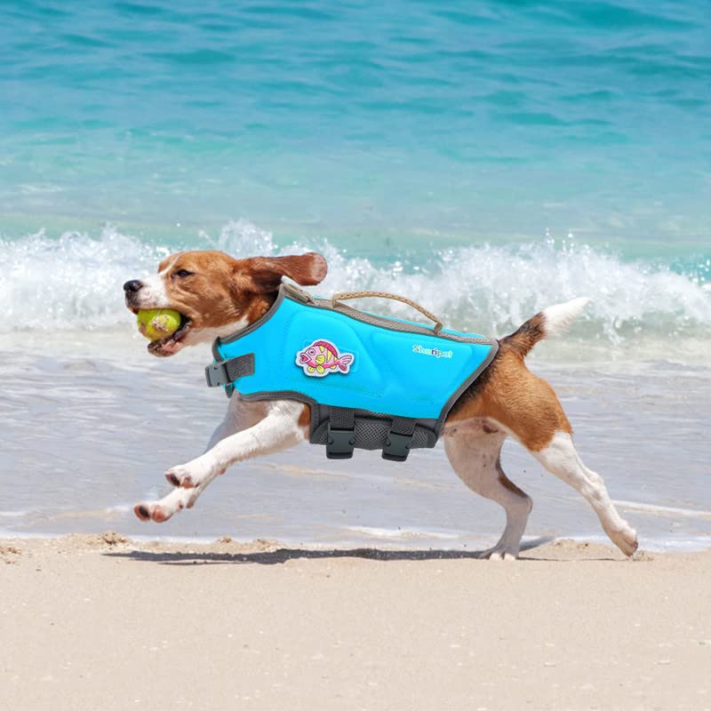 Sheripet Veste sauvetage chien anneau D et attaches, sécurité et gestion de la laisse.