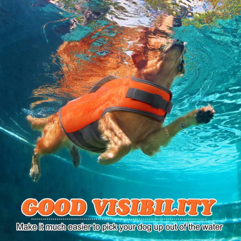 Sheripet veste sauvetage chien avec poignée de secours pour sortir l'animal facilement.