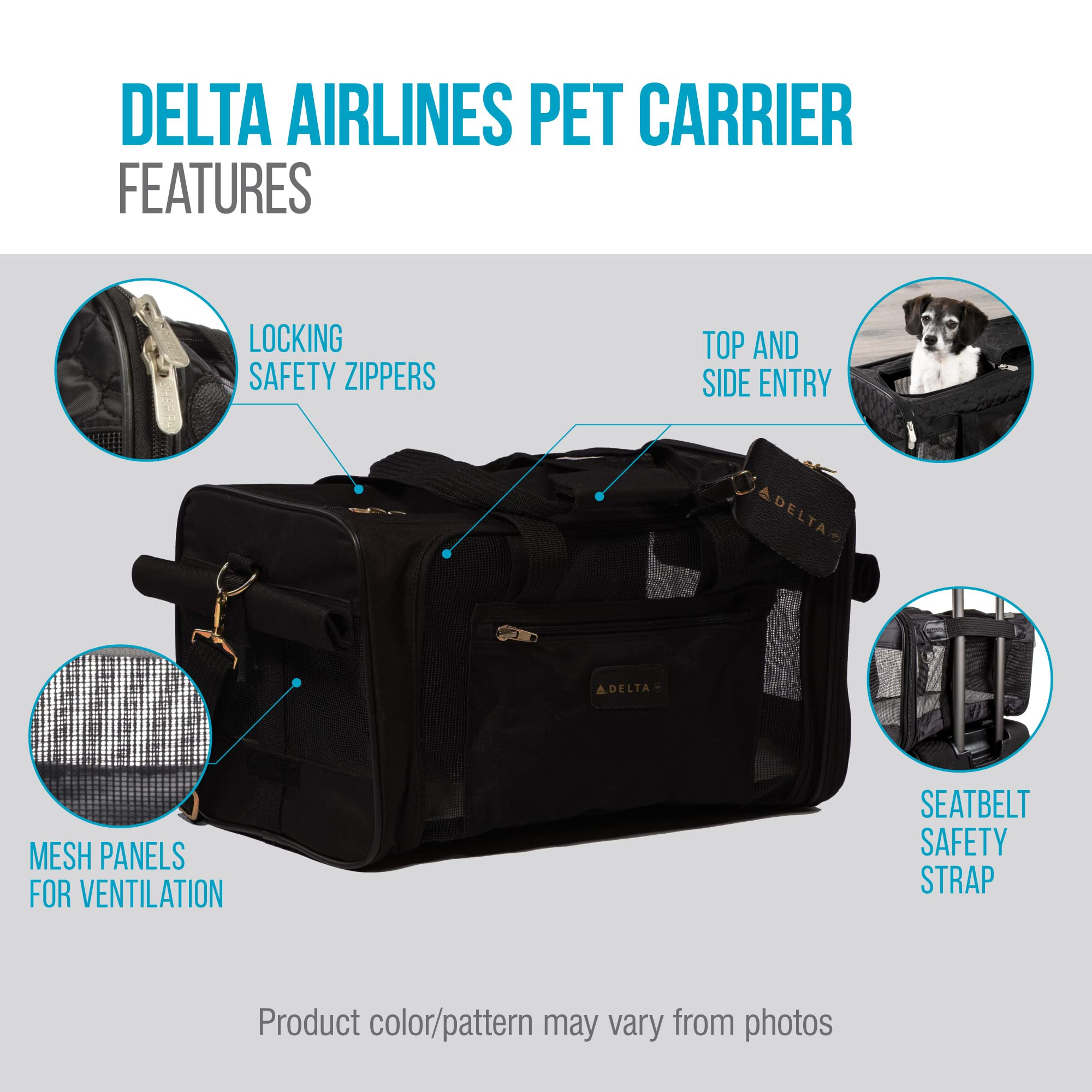 Sangle de ceinture et poignée pratique du Sherpa Delta Deluxe