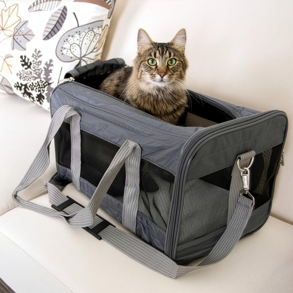 Bandoulière amovible Sherpa Original Deluxe pour transporter confortablement.