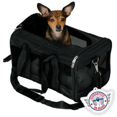 Porte-animal Sherpa Original Deluxe pour voyage, avec ventilation et sécurité
