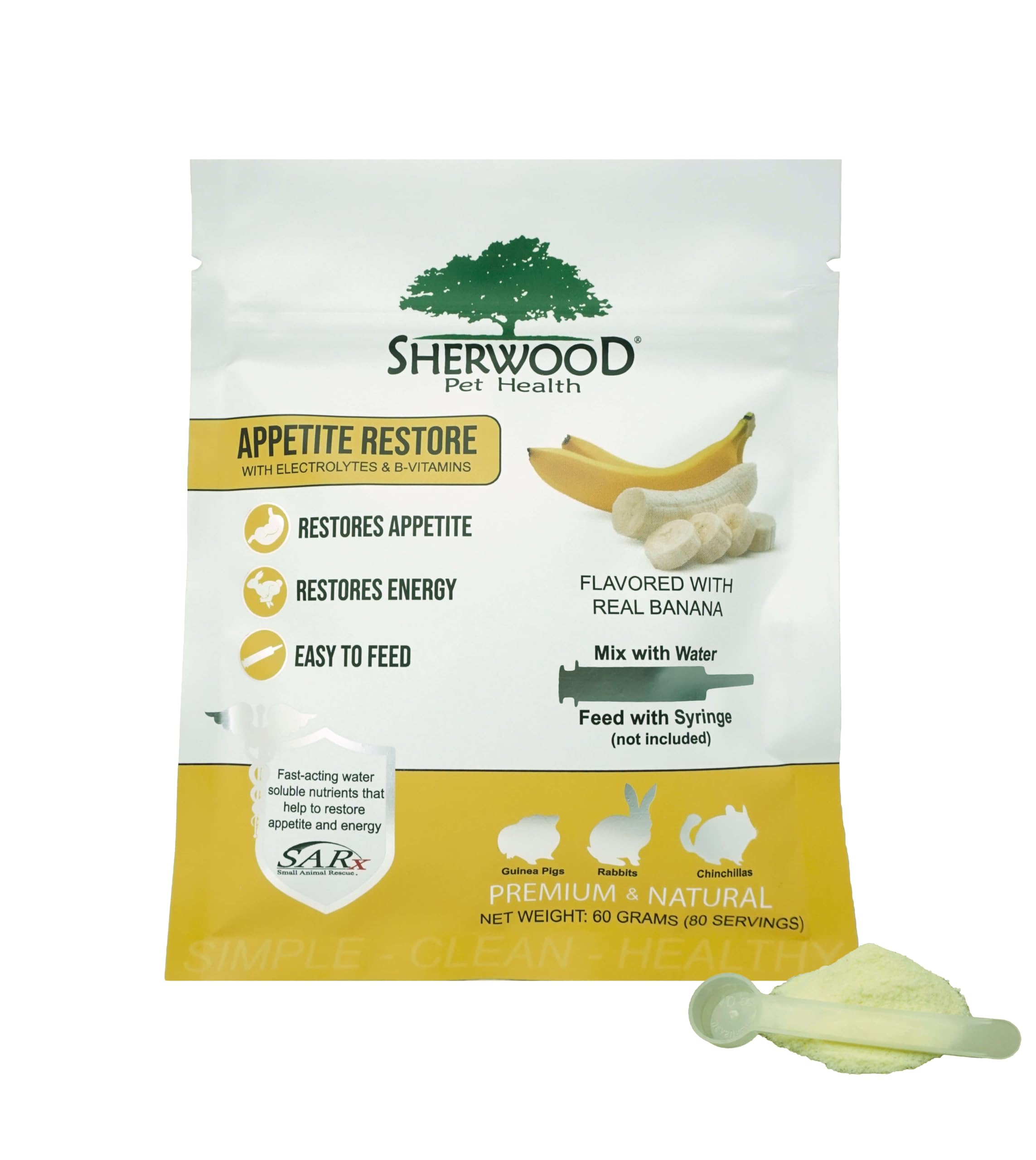 Sherwood Pet Health Appetite Restore – Bouteille: soutient l'appétit et l'énergie pendant la récupération.