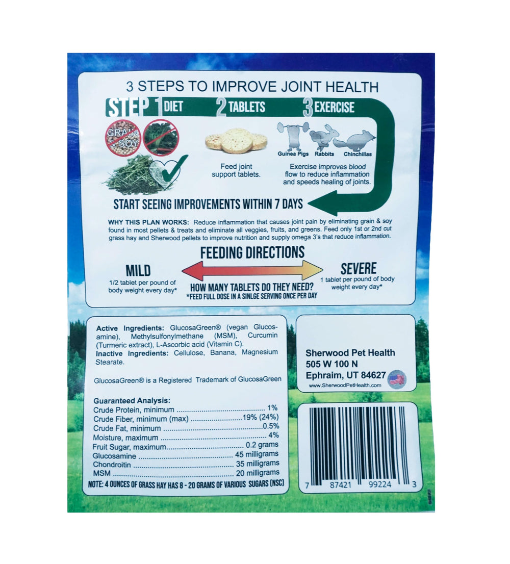 Sherwood Pet Health: tablettes molles faciles à mâcher pour lapins et cobayes.