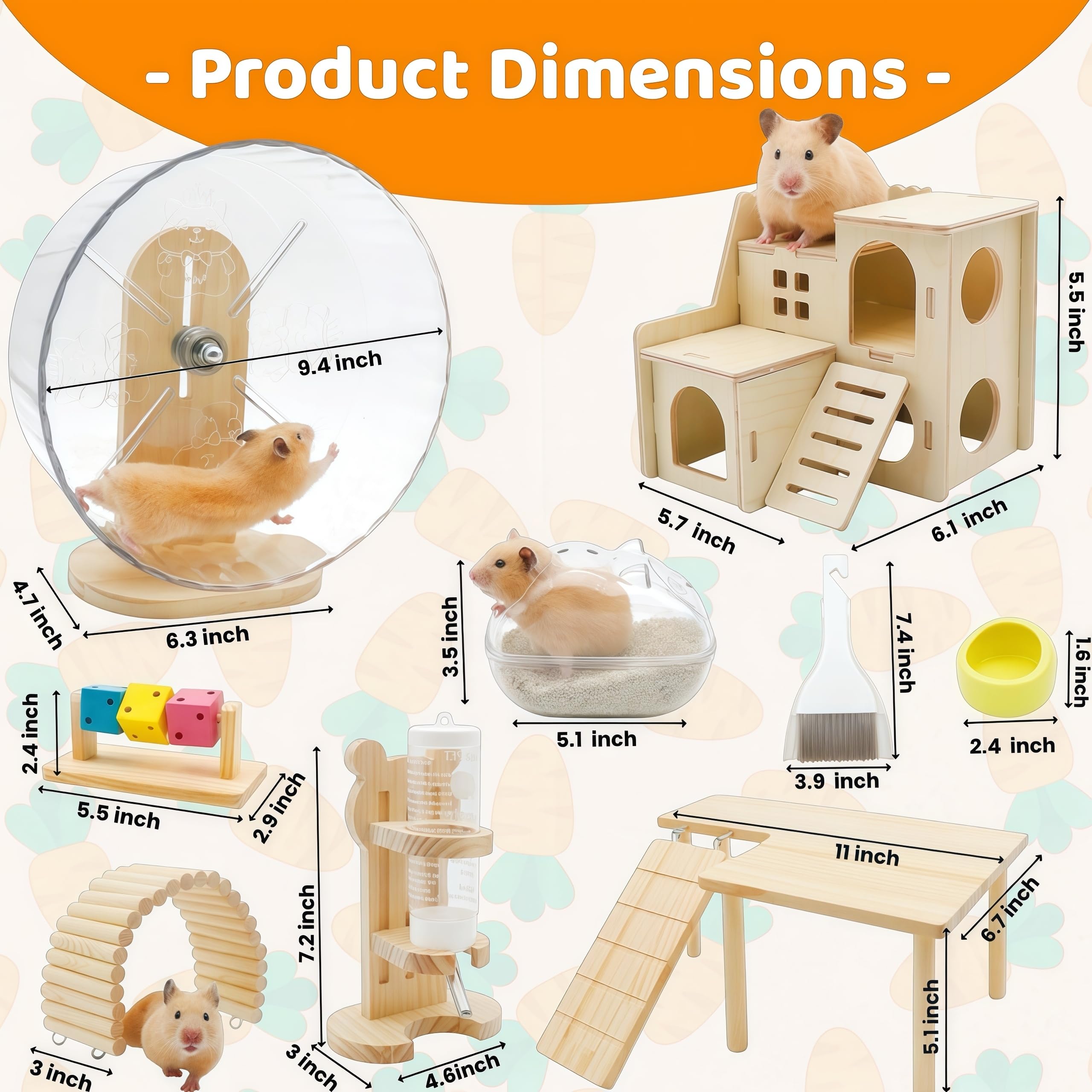 SHIBADOU maison en bois pour hamster, refuge naturel