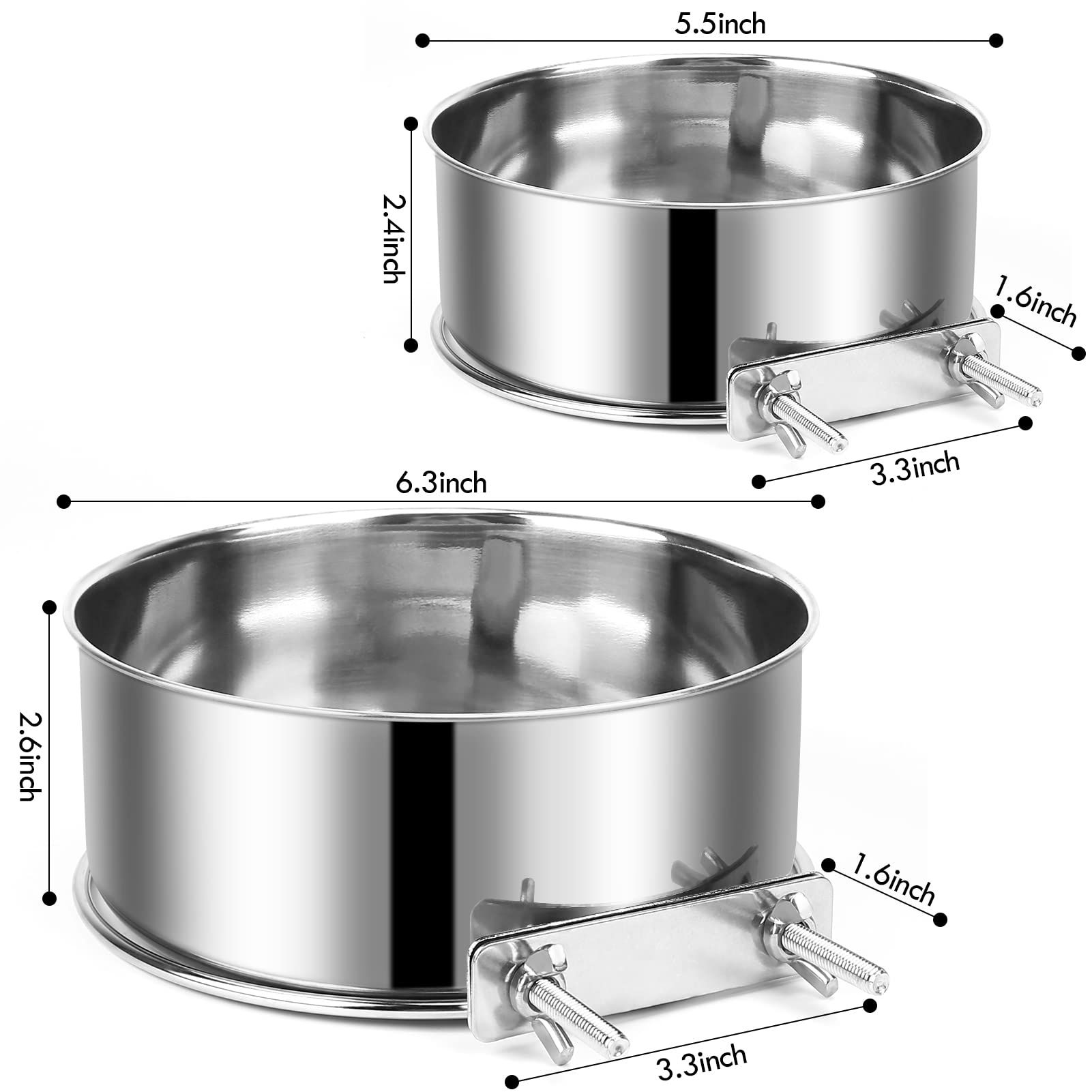 ShineMe bol hauteur reglable pour cage, confort d'utilisation.