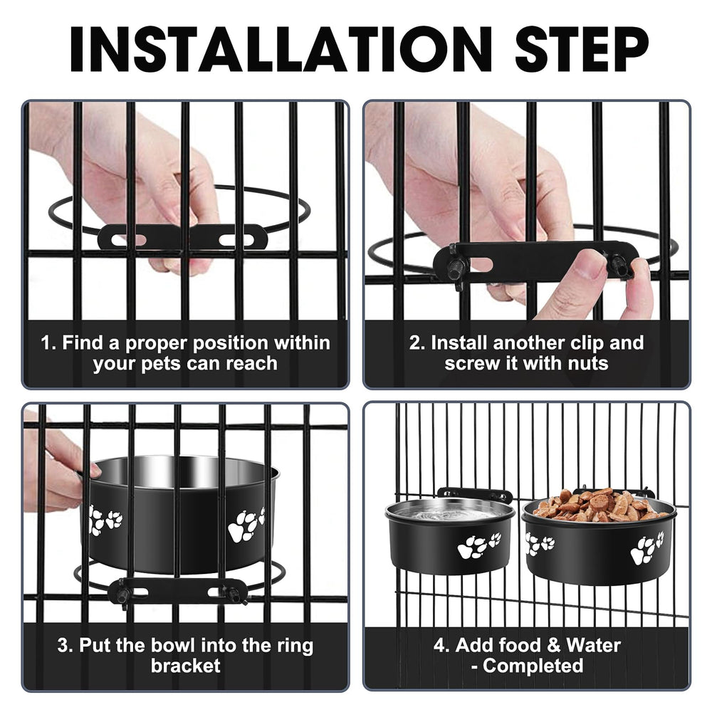 Hauteur ajustable ShineMe, bol pour cage, posture confortable.