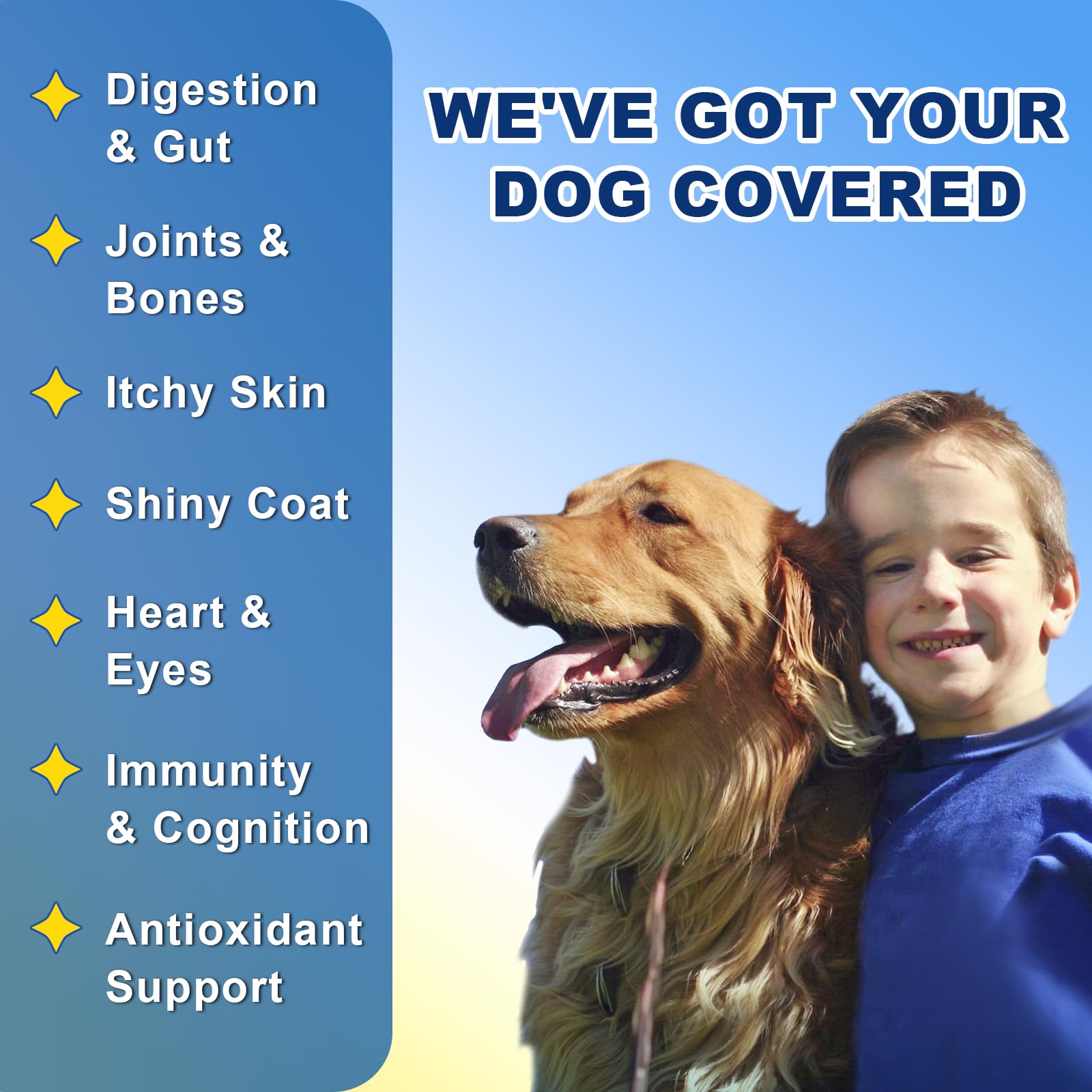 SHINEPAWS Poudre glucosamine, soutien mobilité et articulations des chiens