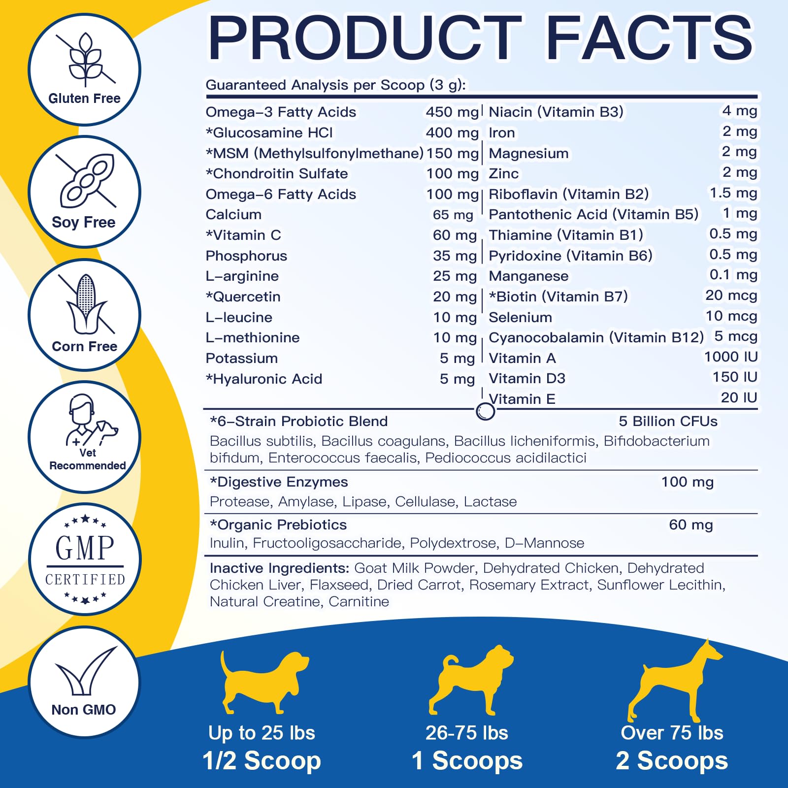 SHINEPAWS Poudre lait de chèvre saveur volaille, appétante et facile à mélanger