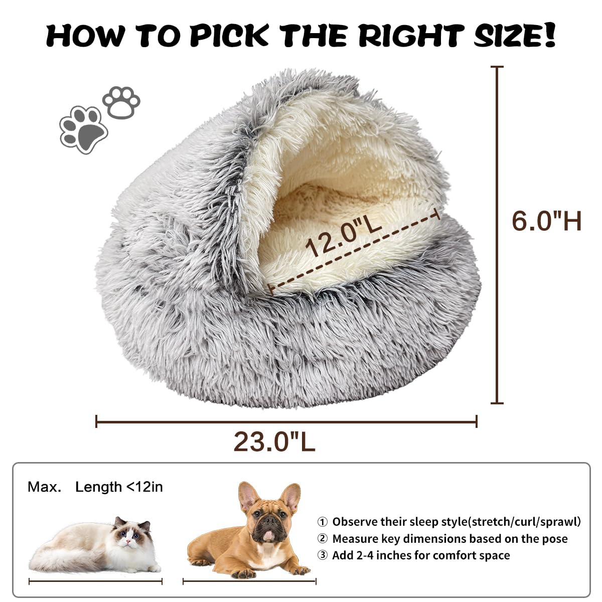 ShinHye Cozy Cat Bed: couverture modulable pour accès facile et repos rapide