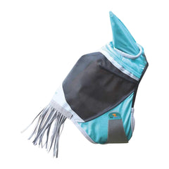 Shires Deluxe Masque anti-mouches, tissu airstream protège les oreilles tout en restant léger.