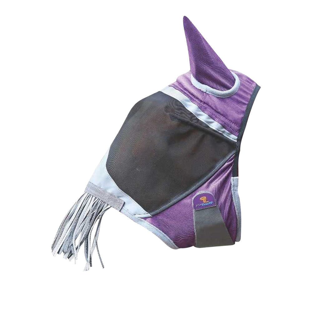 Shires FlyGuard Pro Deluxe masque antimouches cadre yeux 3D pour un ajustement sûr.