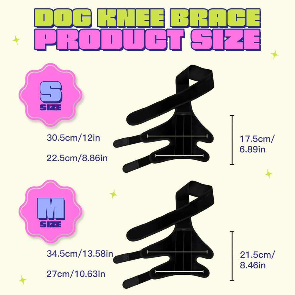 SHIUMORE support de compression reglable genou-chien pour ajustement personnalisé.