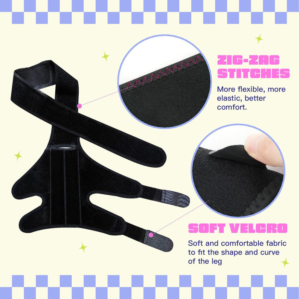 Attaches Velcro ajustables SHIUMORE pour un maintien personnalisé.