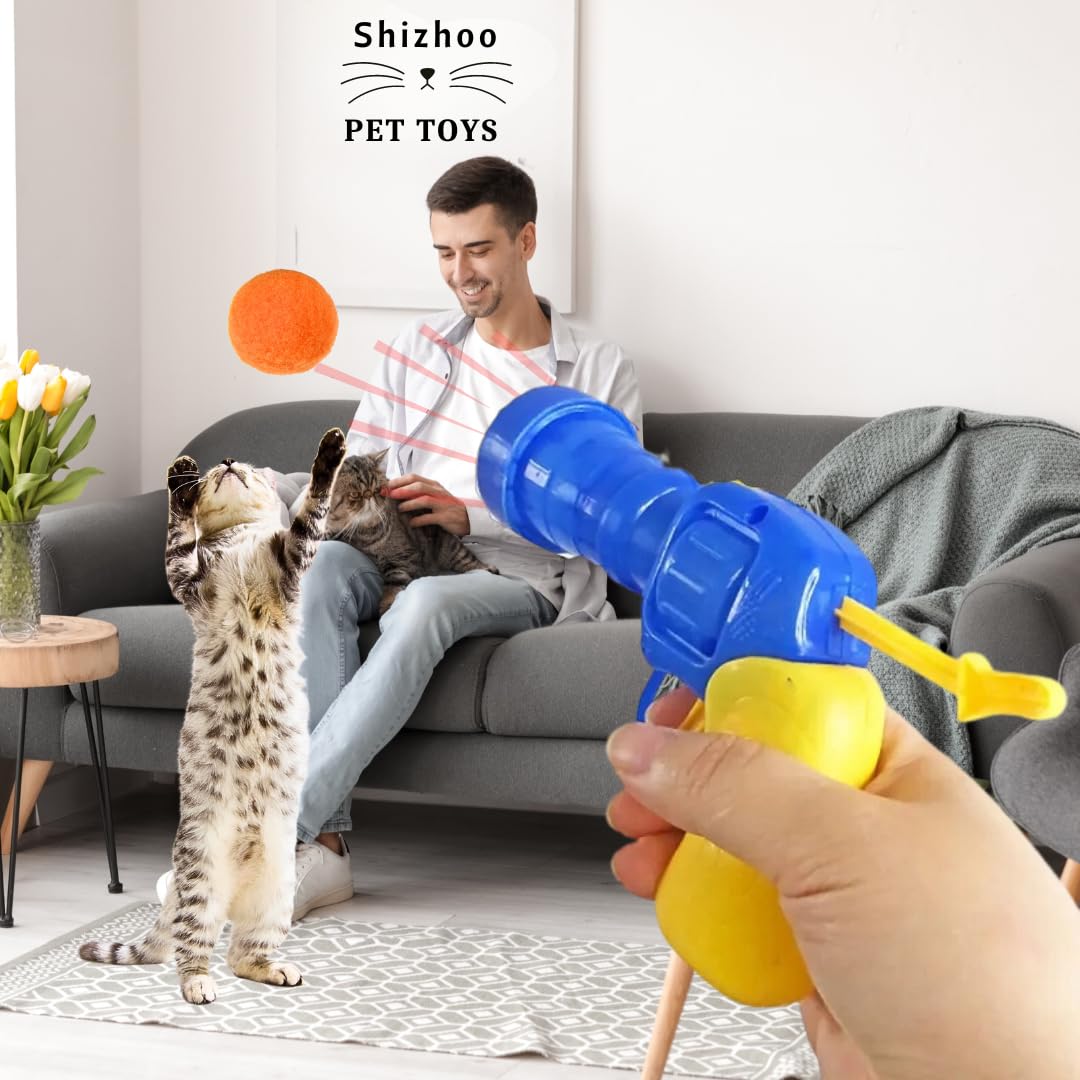 Une balle pom-pom douce Shizhoo idéale pour le jeu et le câlin.