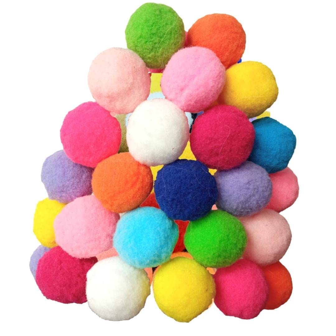 Balles pompon Shizhoo légères, faciles à lancer et ramasser.