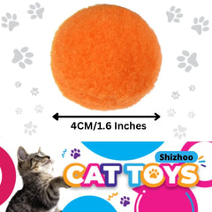Boules pompon Shizhoo en peluche, parfaites pour réconfort et jeu quotidien.