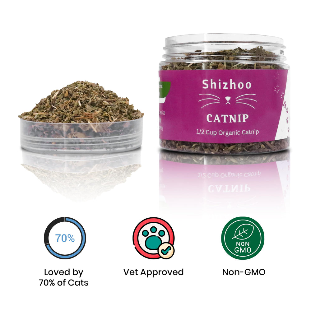 Shizhoo Catnip emballage biologique facile à ranger et recycler.
