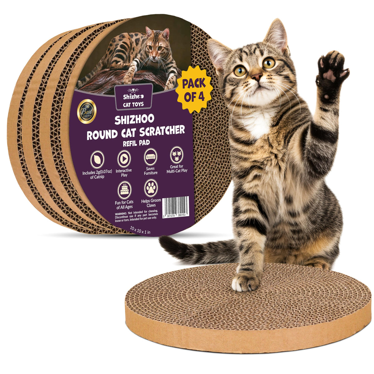 Coussins de remplacement Shizhoo pour chat, surface durable de griffage.