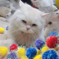 Boules pompon Shizhoo pour déco et amusement lors d'événements.