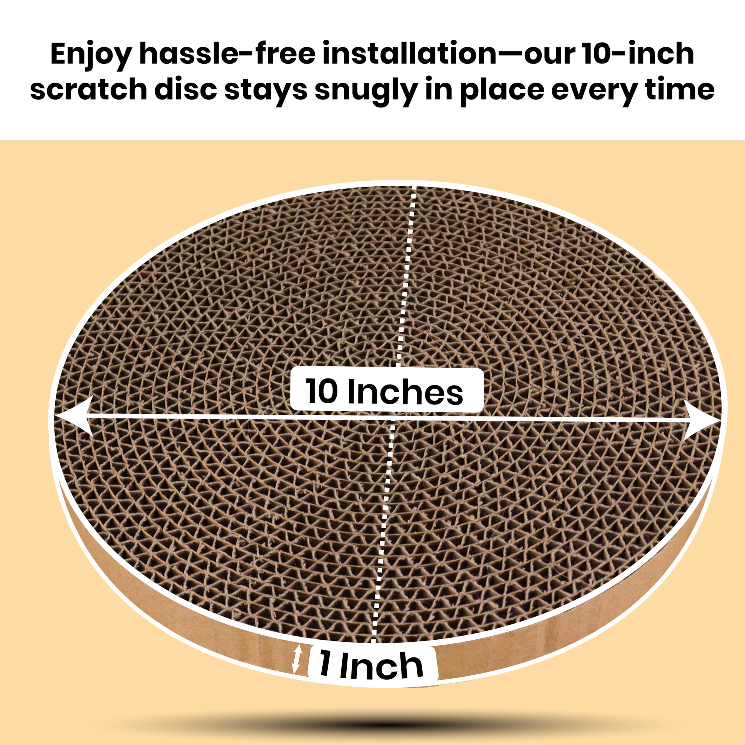 Shizhoo tapis remplacement chat carton recyclé naturel et durable.
