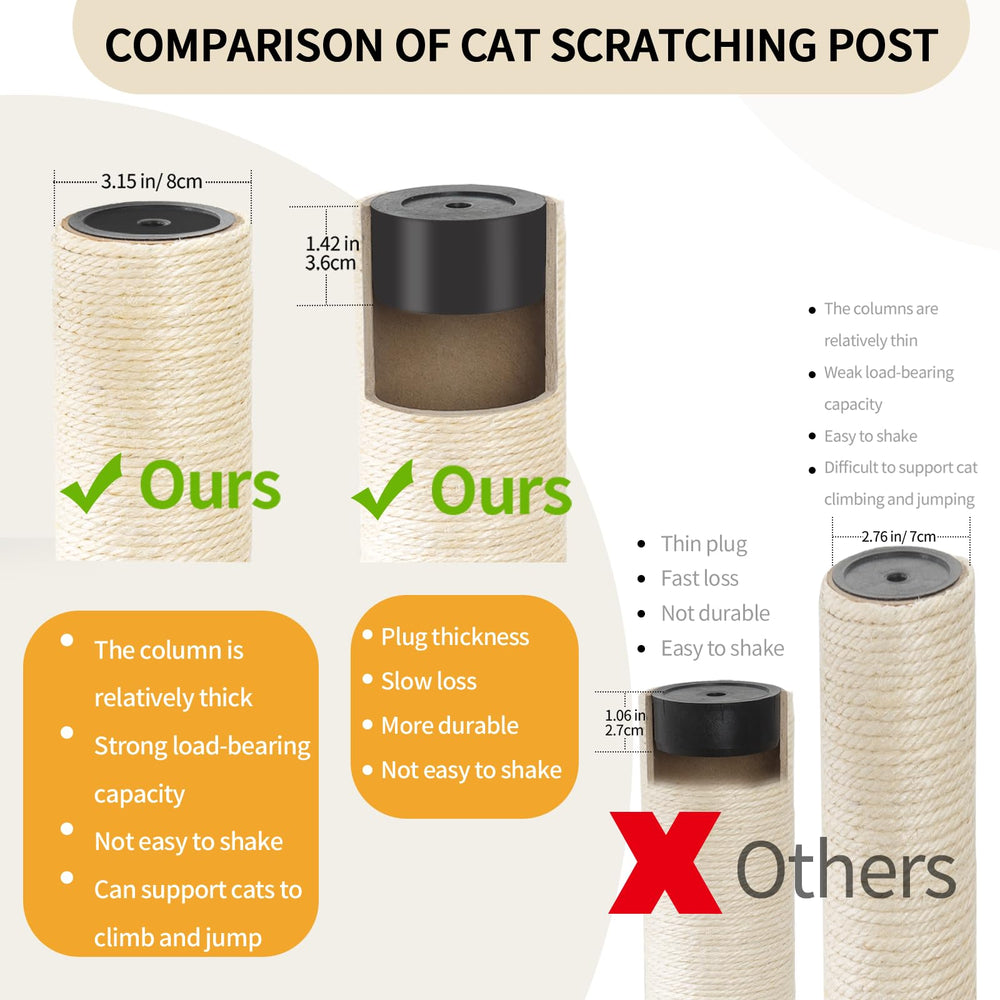 SHODMI arbre chat moderne: design élégant qui s'intègre au décor.