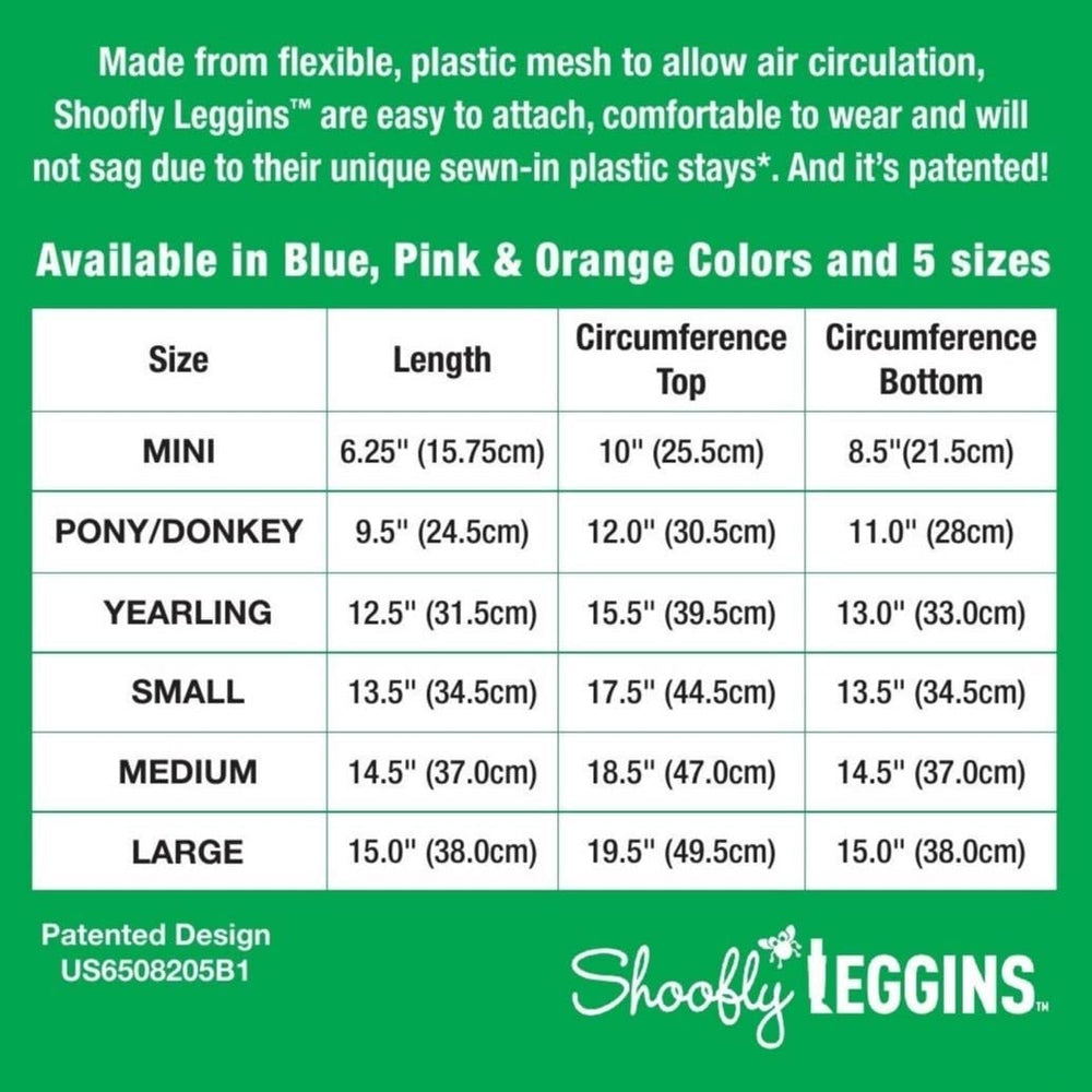 SHOOFLY Leggins bleu moyen fermeture velcro robuste, attache facile
