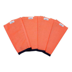 SHOOFLY Leggins orange grande face – bottes anti-mouches confortables pour l'écurie.