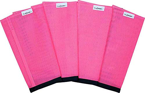 Jambières SHOOFLY pour cheval rose taille large, protection anti-insectes.