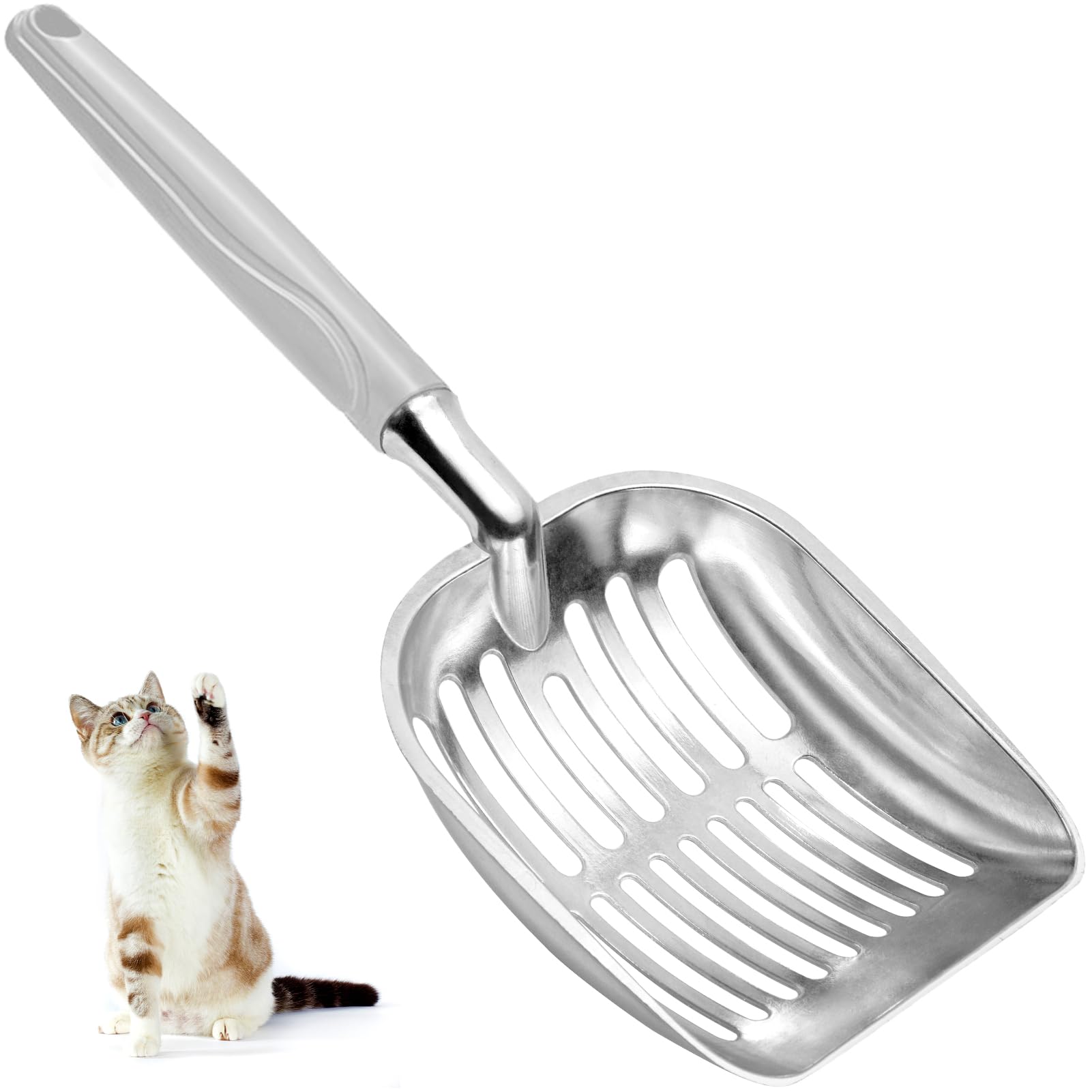 Showvigor pelle à litière, poignée ergonomique, ramassage confortable.