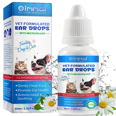 Gouttes Shuangjia pour oreilles de chat, nettoyage en douceur et hygiène