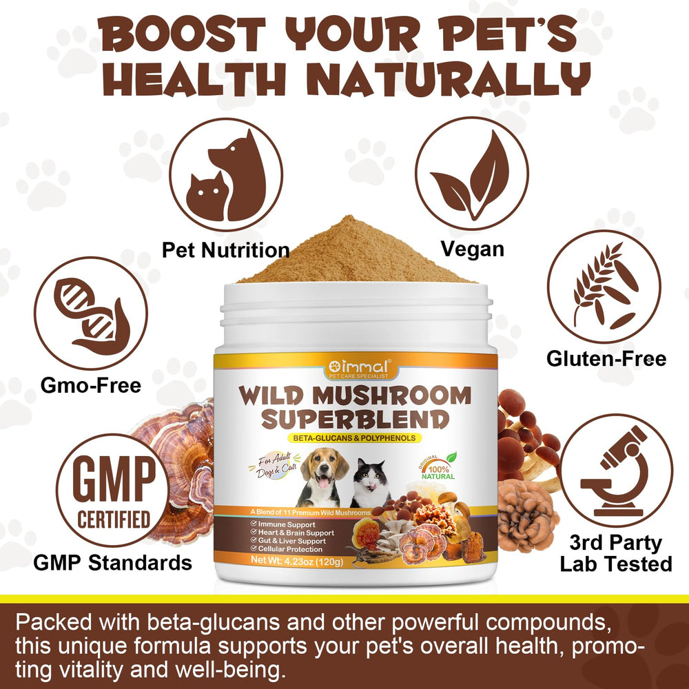 Shuangjia Poudre pour chiens et chats - facile à ajouter à la nourriture humide.