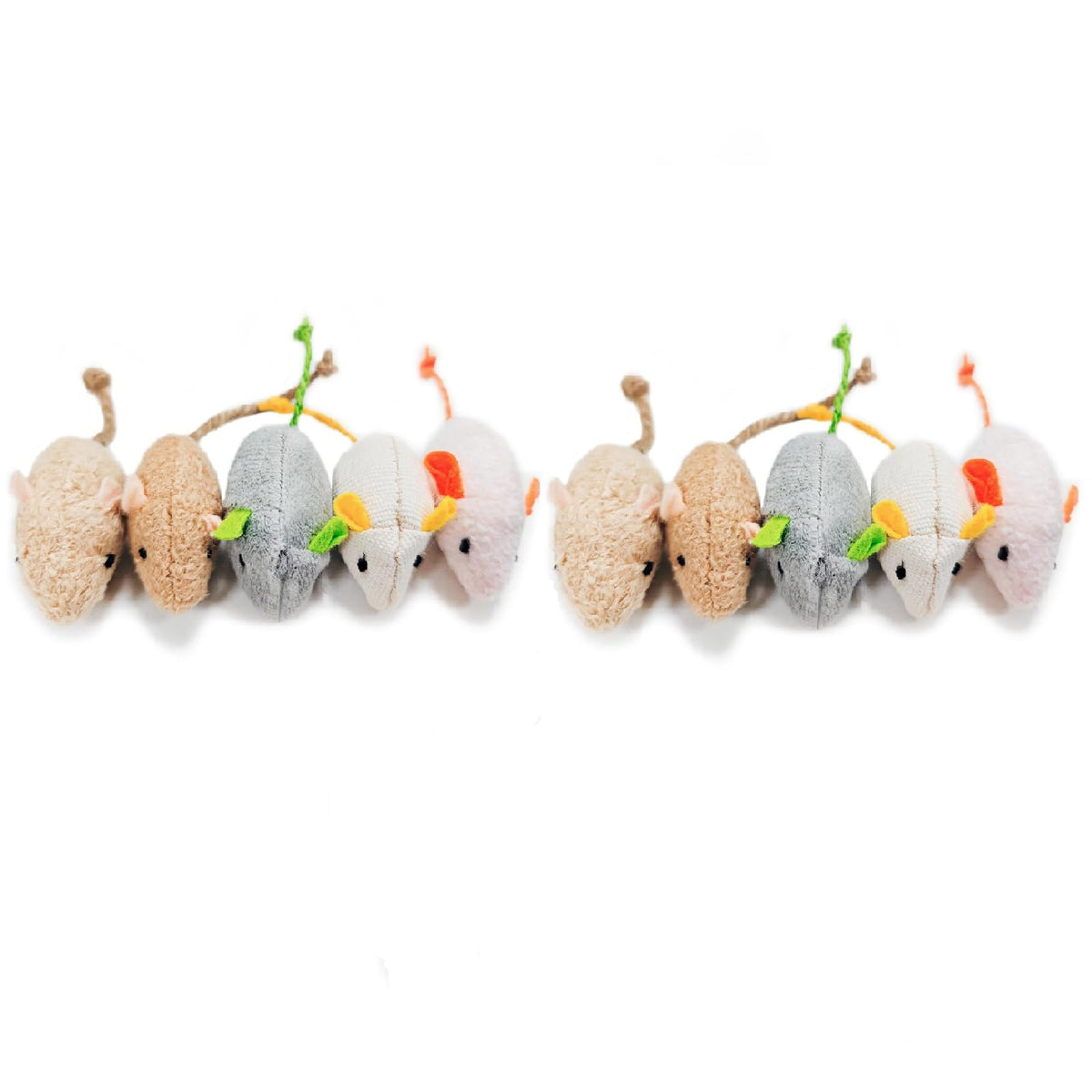 Souris Shudyear en peluche avec herbe à chat, stimule l activité du chat